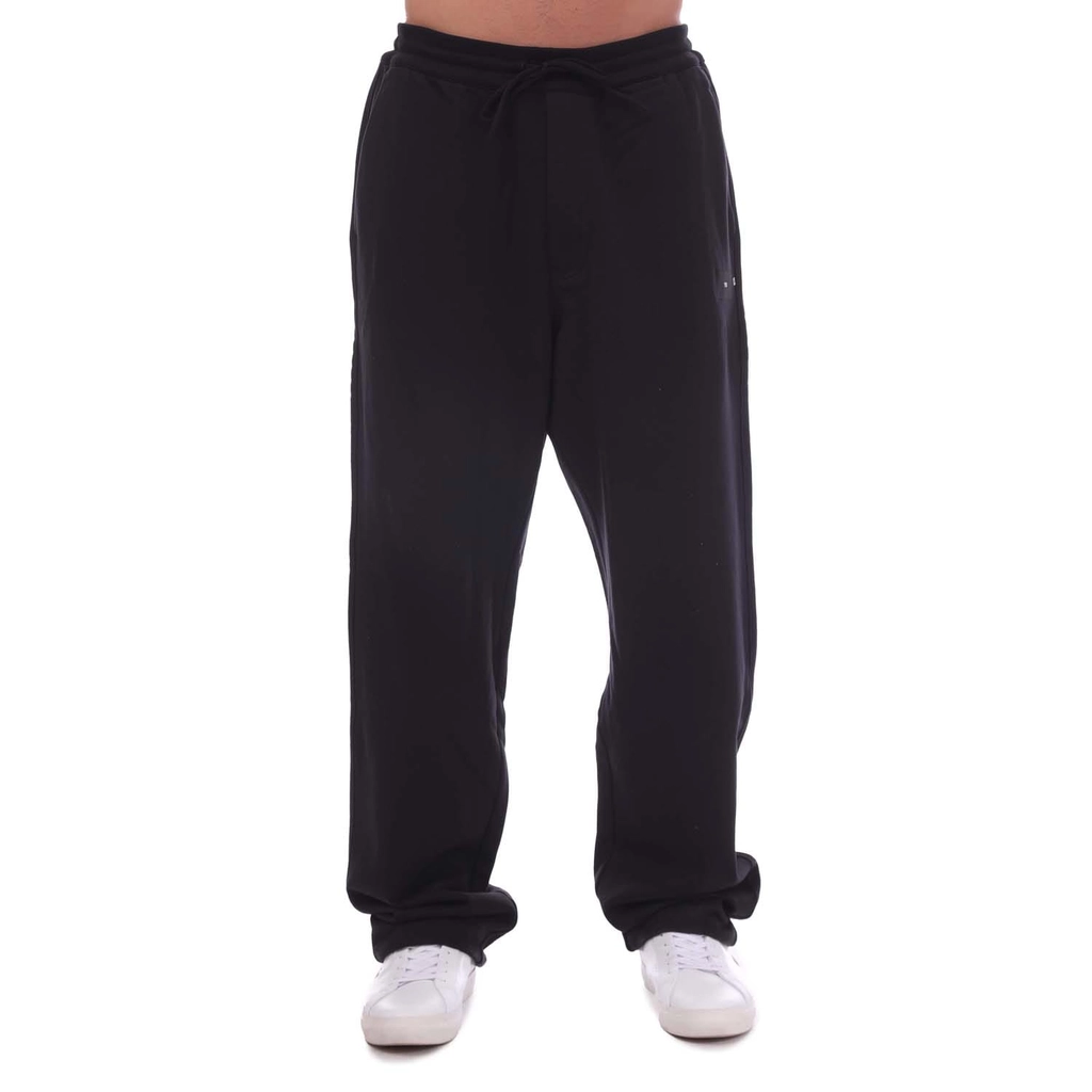 Adidas Originals Mens Straight Pants in Black Cotton - Size Medium